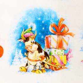 

Декупажная карта "Весёлая коровка" плотность 45г/м2, формат А4