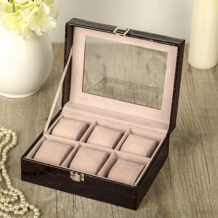 Шкатулка под часы "Горький шоколад"