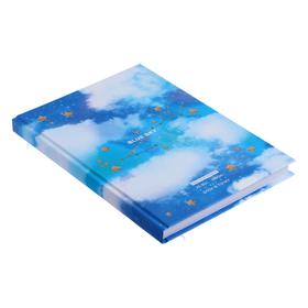 

Записная книжка А5, 80 листов Blue Sky, твёрдая обложка, матовая ламинация