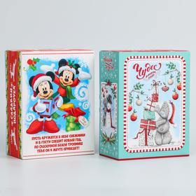 

Коробка подарочная складная "С новым годом!", Disney, 14,8 х 20 х 8 см