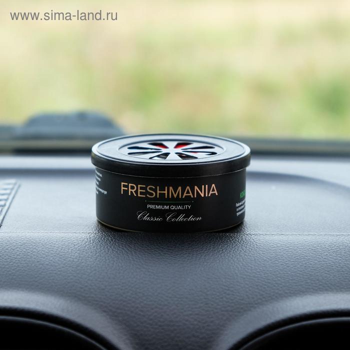 Ароматизатор воздуха FRESHMANIA PREMIUM, банка органика 60 г, ГОРНАЯ СВЕЖЕСТЬ, AFM-O-30