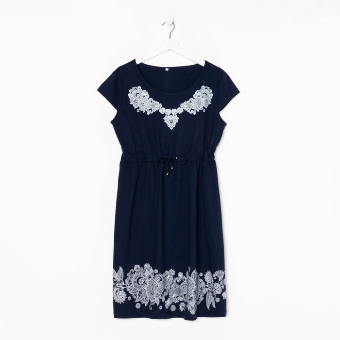 фото Платье женское «катерина», цвет тёмно-синий, размер 46 руся