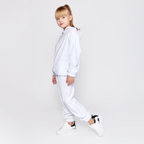 

Комплект детский (худи, брюки) MINAKU: Casual Collection KIDS цвет белый, рост 128
