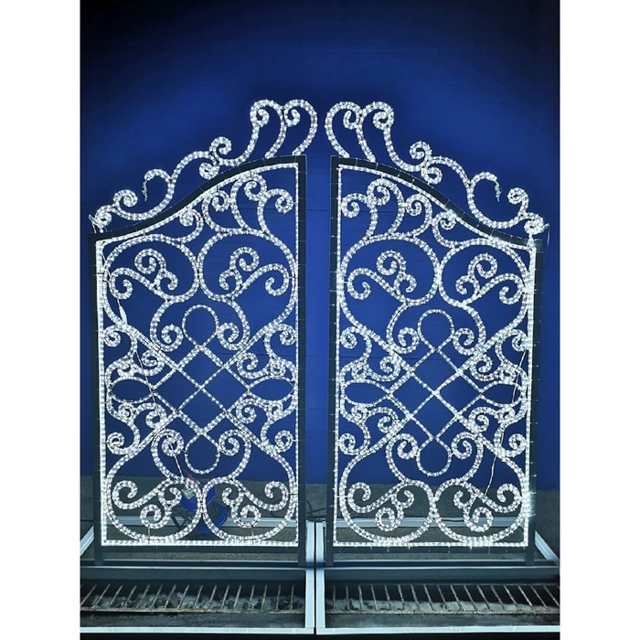 Светодиодное панно «Ворота», 220 × 220 × 6 см, 120 Вт, 220 В