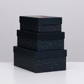

Набор коробок 3 в 1 "Новогодний вечер", 23 х 16 х 9,5 - 19 х 12 х 6,5 см