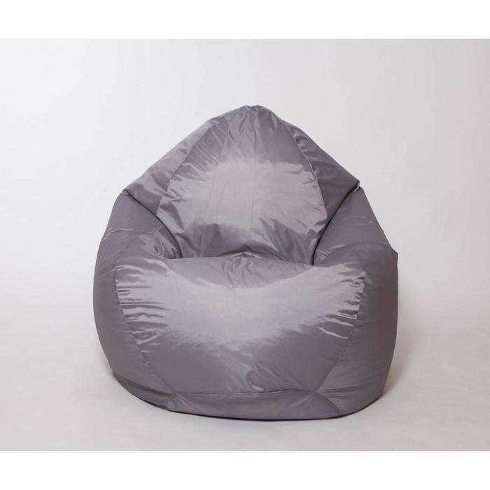 фото Кресло-мешок «макси», диаметр 100 см, высота 150 см, цвет серый wowpuff
