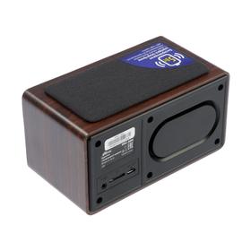 

Часы радиобудильник Ritmix RRC-880, FM, microSD, беспров заряд, BT v5.0, 1200 мАч, черный