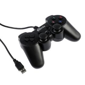 

Геймпад Ritmix GP-004, проводной, виброотдача, для PC, USB, 1.5 м, черный