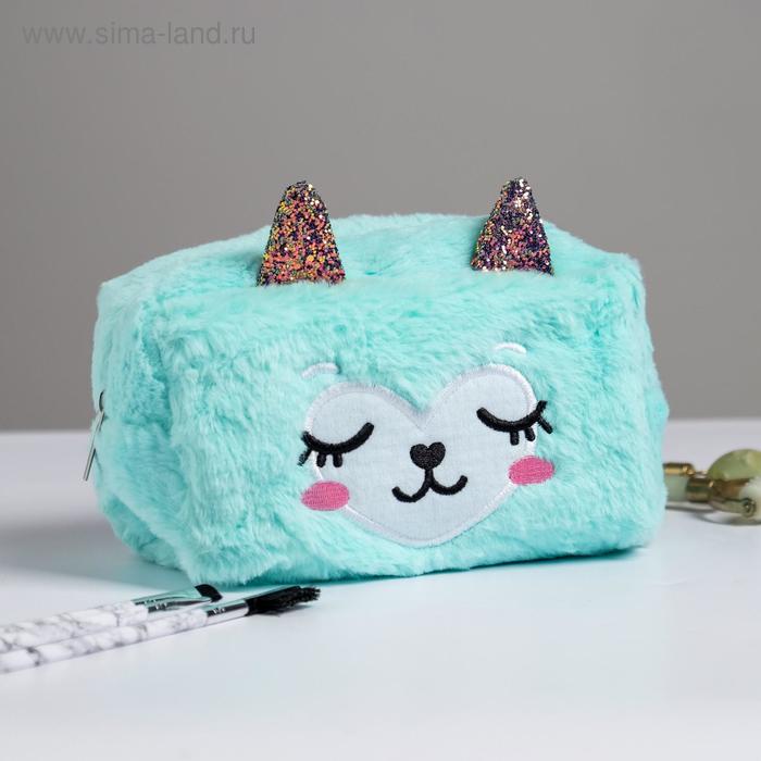 

Плюшевая косметичка Llama lover, 18х10х10