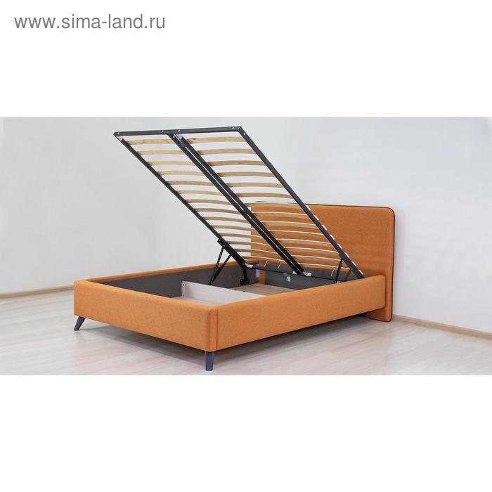 

Кровать Миа 1600*2000, ортопед+ПМ, Тыквенный