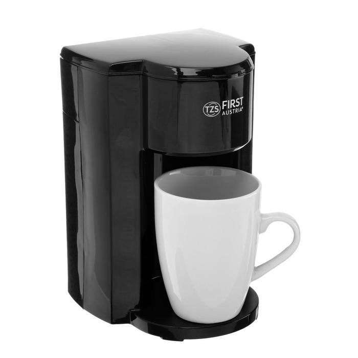 Кофеварка FIRST FA-5453-3, капельная, 350 Вт, 0.15 л, 1 чашка, чёрная