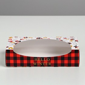 Коробочка для пончиков Hello Winter , 10 х 20 х 5 см от Сима-ленд