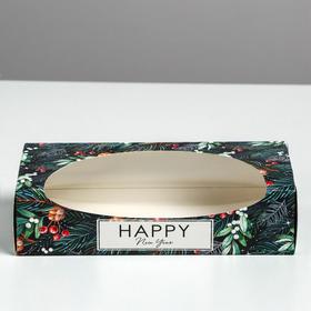 

Коробочка для пончиков Happy New Year , 10 х 20 х 5 см