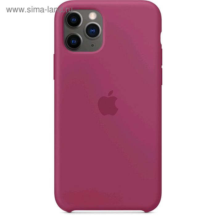 фото Чехол клип-кейс apple для iphone 11 pro (mxm62zm/a), силиконовый, розовый