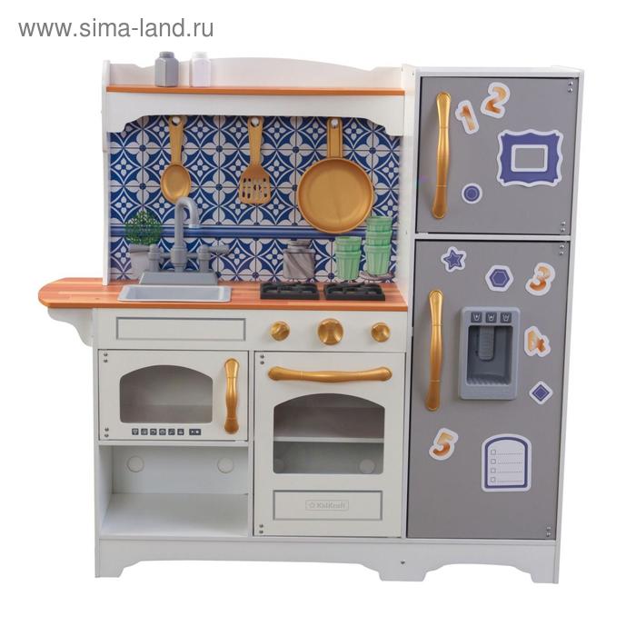 Кухня игровая «Мозаика» игровая кухня для девочки из дерева модерн