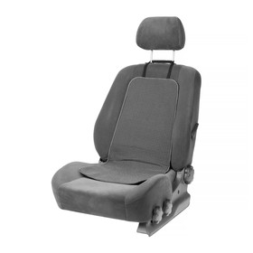 Подогрев сидений Cartage, со спинкой, 2 режима нагрева, 12 В, 30/50 Вт, 40х80 см, греющий жгут - нити MicroHEAT