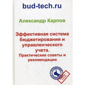 

Эффективная система бюджетирования и управленческого учета. Практические советы и рекомендации. Карпов А.Е.