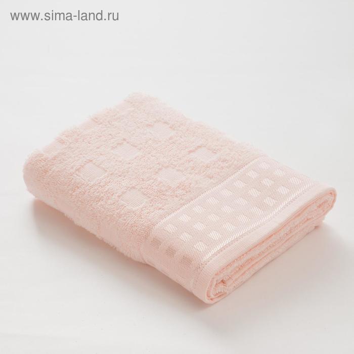 фото Полотенце махровое lovelife square, 50х90 см, цвет бледно-розовый