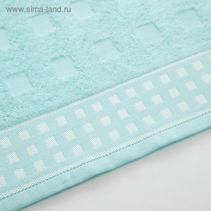 

Полотенце махровое LoveLife Square, 50х90 см, цвет небесный