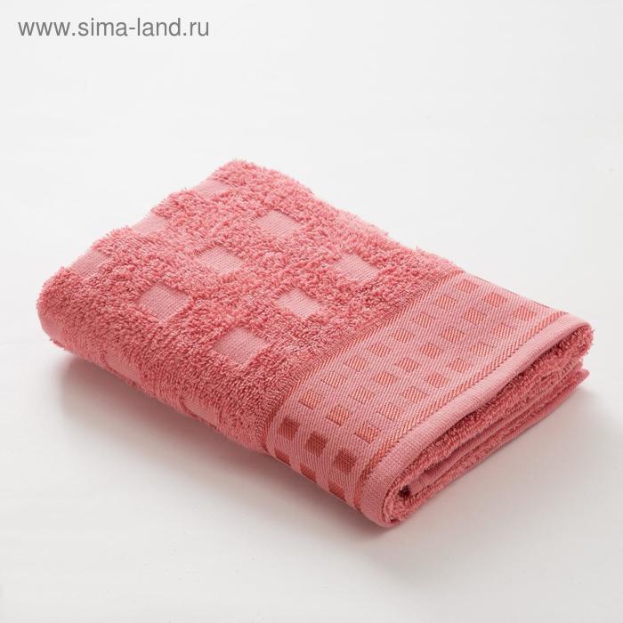 фото Полотенце махровое lovelife square, 50х90 см, цвет пыльно-розовый