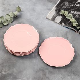 

Набор тарелок «Розовые», 20 см, 6 шт