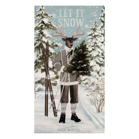 

Полотенце "Этель" Let it snow 40х73 см, 100% хл, саржа 190 гр/м2