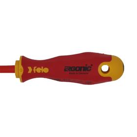 

Отвертка Felo Ergonic 41510290, диэлектрическая, PZ 1X80 мм