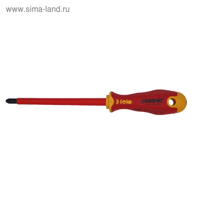 Отвертка Felo Ergonic 41430490, диэлектрическая, PH 3X150 мм