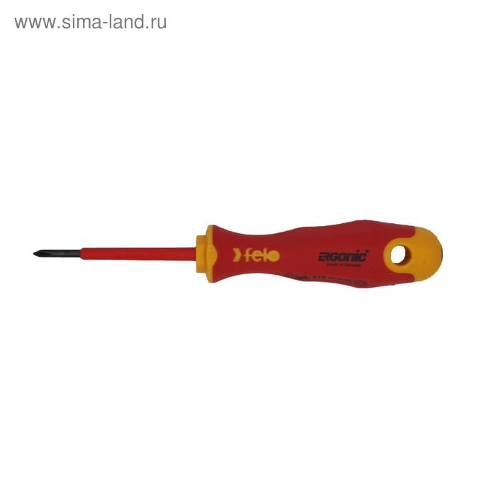 Отвертка Felo Ergonic 41400190, диэлектрическая, PH 0X60 мм