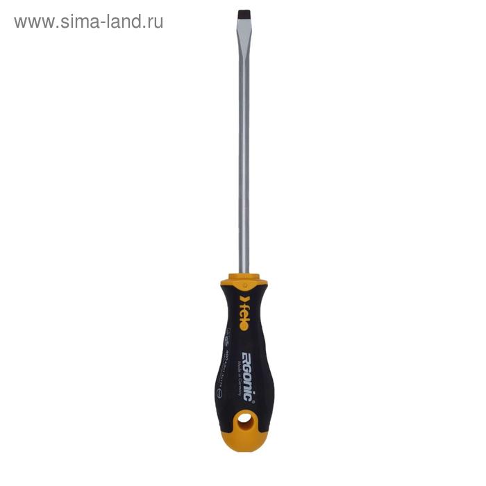 Отвертка шлицевая Felo Ergonic 40008610 8X12X175 мм трехкомпонентный пластик 1190₽