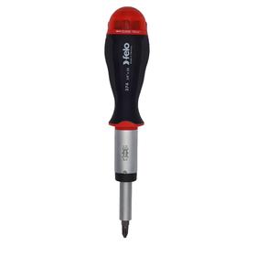 

Отвертка Felo 37420405, с реверсивным механизмом, с набором бит, SL,PH,PZ,Torx, 8 шт.