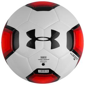 

Мяч футбольный Under Armour Desafio 395, размер 5, 32 панели, TPU, машинная сшивка, белый/красный
