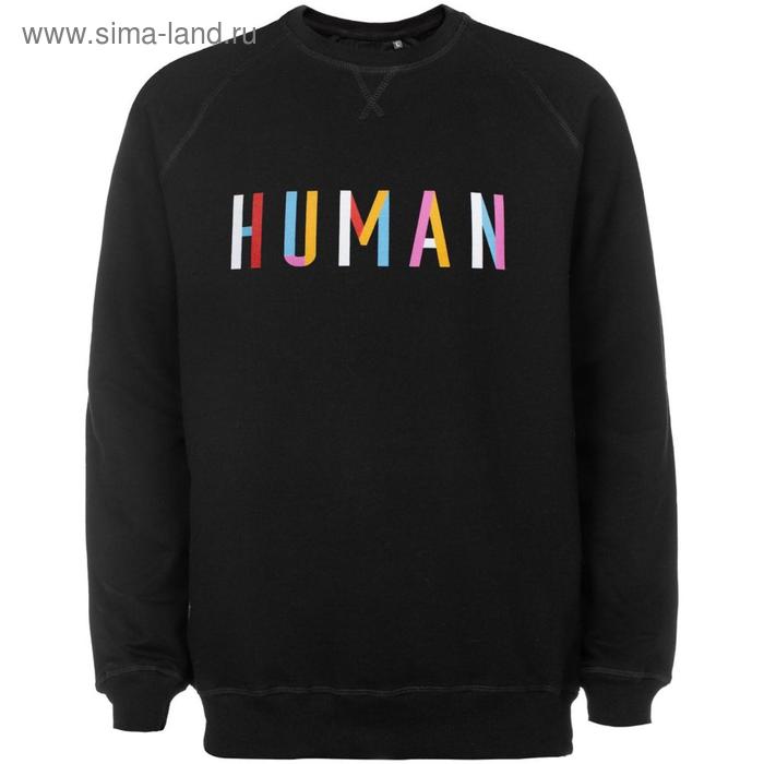 

Свитшот мужской Human, размер L, цвет чёрный