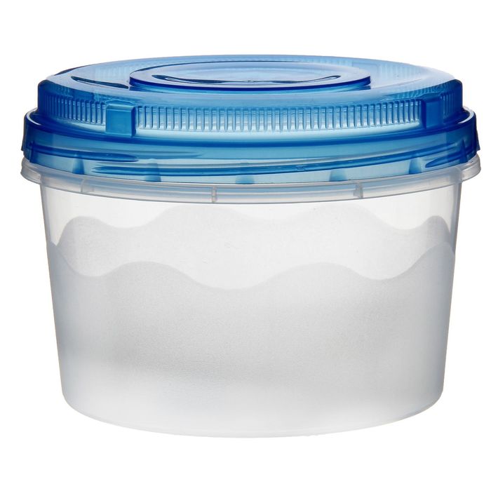 Контейнер пищевой 1 л круглый, цвет МИКС