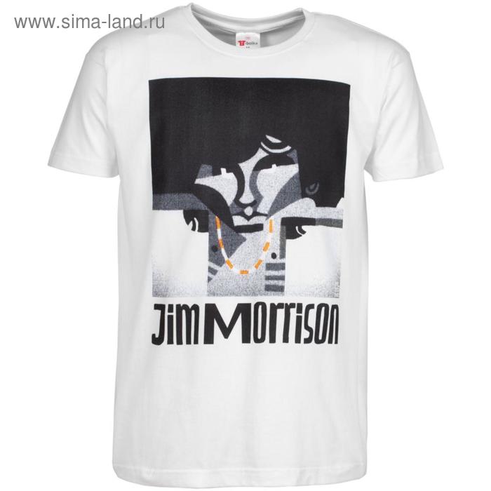 

Футболка унисекс «Меламед. Jim Morrison», размер S, цвет белый