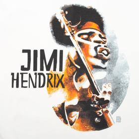 

Футболка унисекс «Меламед. Jimi Hendrix», размер M, цвет белый