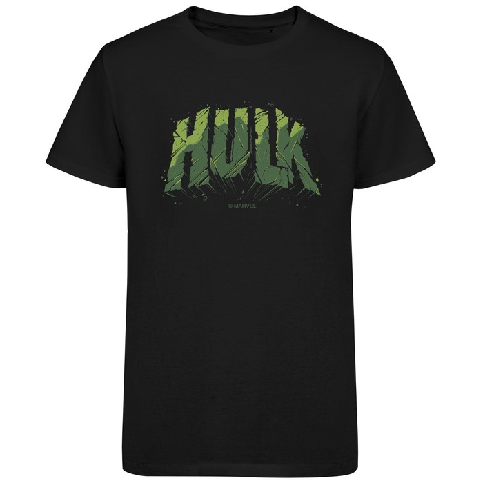 фото Футболка унисекс hulk, размер xl, цвет чёрный marvel