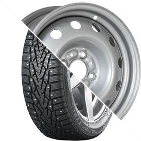 

Колесо в сборе Nordman 7 175/65 R14 86T + Евродиск 14003 5.5x14 4x98 ET35 d58.6 Silver