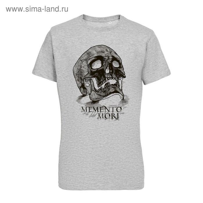 

Футболка женская Memento Mori, размер XL, цвет серый меланж, серый