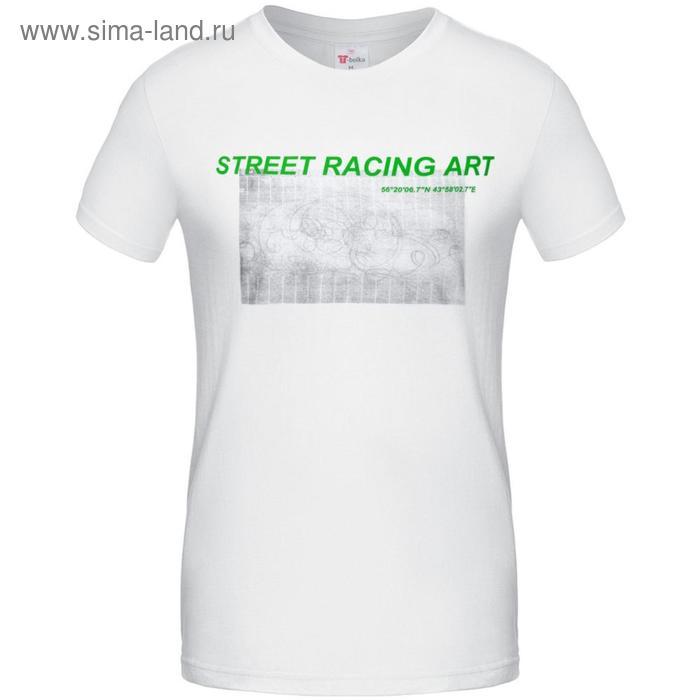 

Футболка унисекс Street Racing Art, размер M, цвет белый