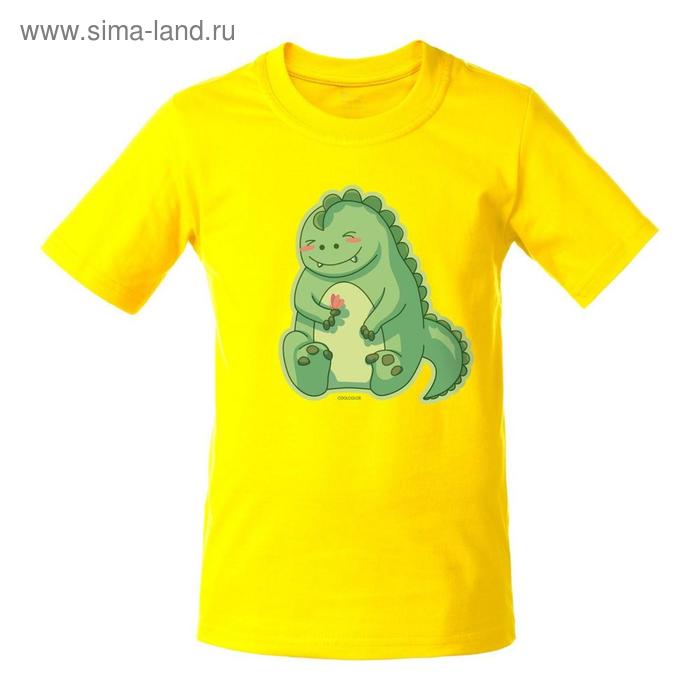 

Футболка детская BabyZilla, размер 10 лет, цвет желтый