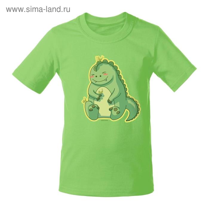 

Футболка детская BabyZilla, размер 10 лет, цвет зелёное яблоко, зелёный
