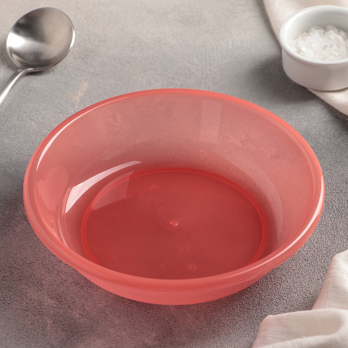 Тарелка суповая 18,5 см, 1 л, цвет МИКС