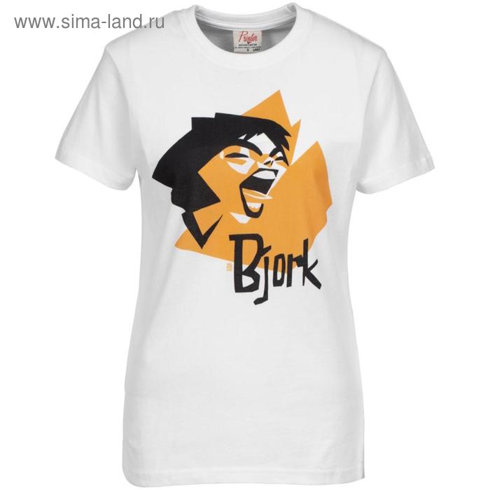 

Футболка женская «Меламед. Bjork», размер XXL, цвет белый