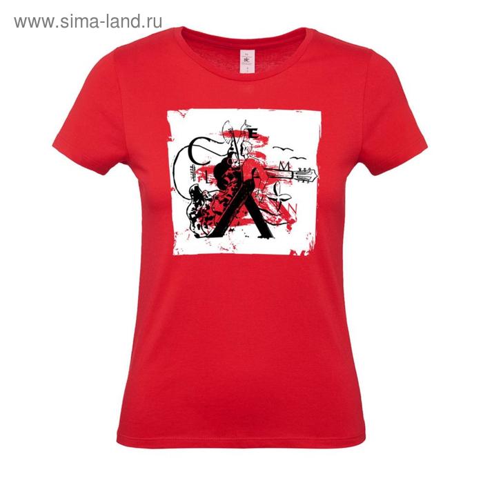 

Футболка женская Carmen and Carwoman, размер S, цвет красный