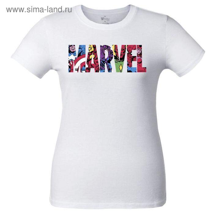 фото Футболка женская marvel avengers, размер l, цвет белый