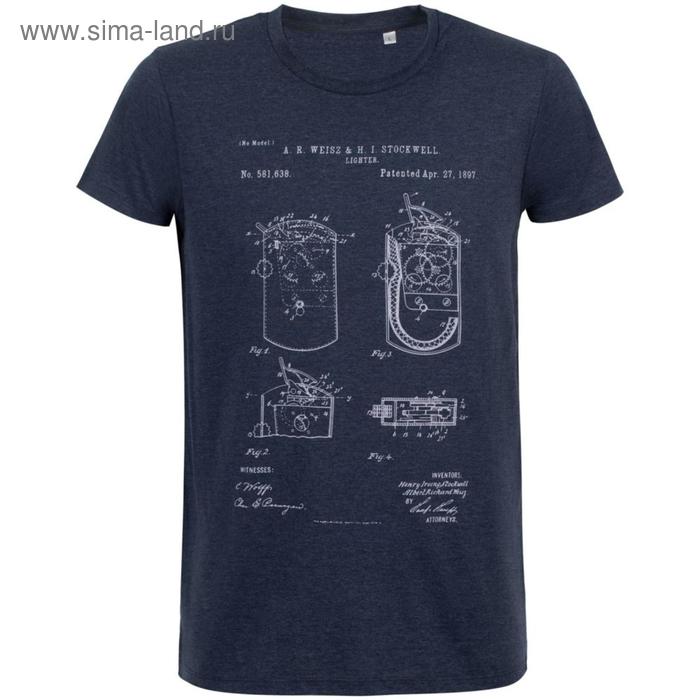 

Футболка приталенная Old Patents. Lighter, размер M, цвет синий