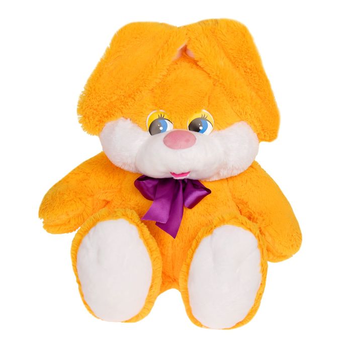 Мягкая игрушка "Зайчишка", цвет жёлтый