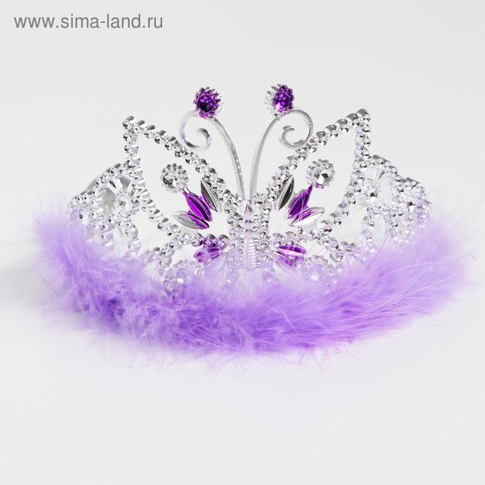 Корона «Принцесса», цвета МИКС корона с камушком сердечком микс