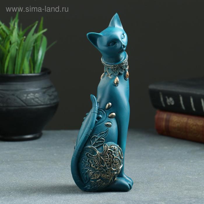 

Фигура "Кошка" синяя, 20х8см